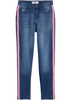 Dżinsy dziewczęce, ocieplane, na podszewce z dżerseju ze sklepu bonprix w kategorii Spodnie dziewczęce - zdjęcie 170607751