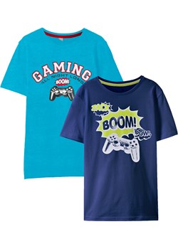 T-shirt chłopięcy z bawełny organicznej (2 szt.) ze sklepu bonprix w kategorii T-shirty chłopięce - zdjęcie 170607752