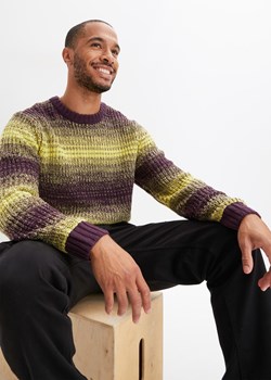 Sweter w cieniowanym kolorze ze sklepu bonprix w kategorii Swetry męskie - zdjęcie 170608381