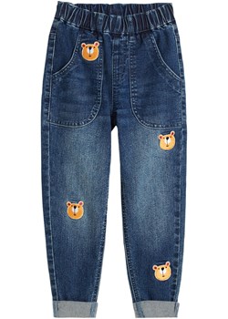 Dżinsy chłopięce z nadrukiem, Regular Fit ze sklepu bonprix w kategorii Spodnie chłopięce - zdjęcie 170608640