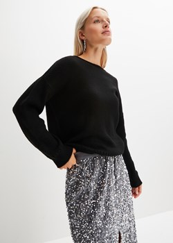 Sweter z koronką ze sklepu bonprix w kategorii Swetry damskie - zdjęcie 170608882