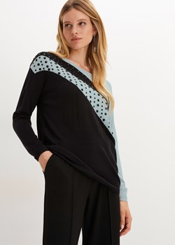 Sweter oversize z aplikacją ze sklepu bonprix w kategorii Swetry damskie - zdjęcie 170608912