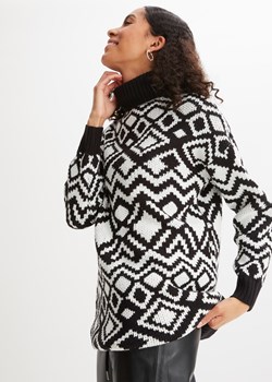 Długi sweter ze sklepu bonprix w kategorii Swetry damskie - zdjęcie 170609081