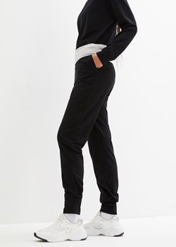 Spodnie haremki z bawełny ze sklepu bonprix w kategorii Spodnie damskie - zdjęcie 170609363