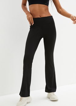 Legginsy sportowe shape z poszerzanymi nogawkami ze sklepu bonprix w kategorii Spodnie damskie - zdjęcie 170609421
