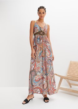 Długa sukienka z aplikacjami ze sklepu bonprix w kategorii Sukienki - zdjęcie 170609442