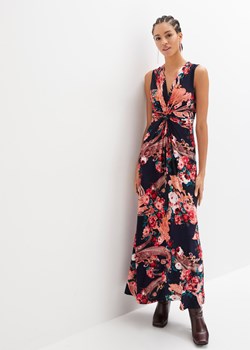 Długa sukienka z ozdobnym przewiązaniem ze sklepu bonprix w kategorii Sukienki - zdjęcie 170609453