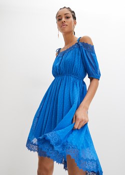 Sukienka cold-shoulder z koronką ze sklepu bonprix w kategorii Sukienki - zdjęcie 170609492