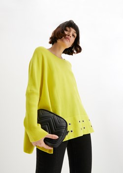 Sweter ponczo z oczkami ze sklepu bonprix w kategorii Swetry damskie - zdjęcie 170610331