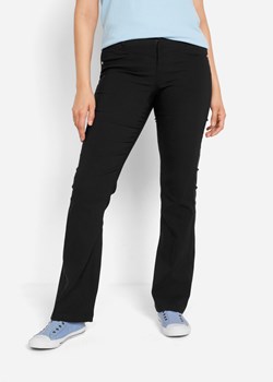 Spodnie z bengaliny ze stretchem BOOTCUT ze sklepu bonprix w kategorii Spodnie damskie - zdjęcie 170610501
