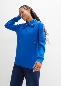 Bluza dresowa z drukowanym golfem ze sklepu bonprix w kategorii Bluzy damskie - zdjęcie 170610520
