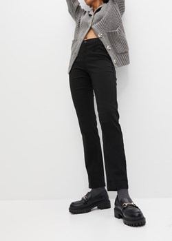 Spodnie z bengaliny ze stretchem STRAIGHT ze sklepu bonprix w kategorii Spodnie damskie - zdjęcie 170610651
