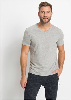 T-shirt z dekoltem w serek (3 szt.) ze sklepu bonprix w kategorii T-shirty męskie - zdjęcie 170610714