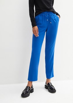 Spodnie 7/8 z wysoką talią z wygodnym paskiem ze sklepu bonprix w kategorii Spodnie damskie - zdjęcie 170610730