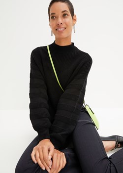 Sweter z szerokimi rękawami ze sklepu bonprix w kategorii Swetry damskie - zdjęcie 170610870