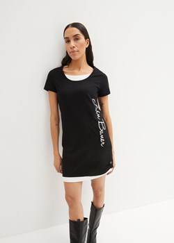 Sukienka  shirtowa z nadrukiem, krótki rękaw ze sklepu bonprix w kategorii Sukienki - zdjęcie 170611321