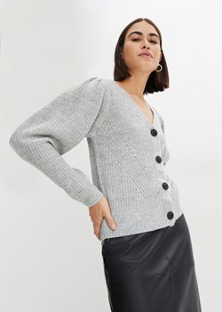 Krótki sweter rozpinany ze sklepu bonprix w kategorii Swetry damskie - zdjęcie 170611691