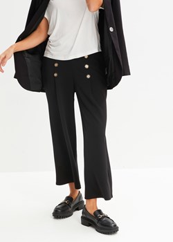 Spodnie culotte z dżerseju, z gumką w talii ze sklepu bonprix w kategorii Spodnie damskie - zdjęcie 170613084