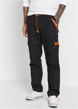 Spodnie z gumką w talii Loose Fit Straight ze sklepu bonprix w kategorii Spodnie męskie - zdjęcie 170613183