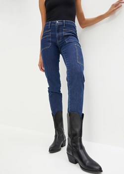 Dżinsy bojówki, mid waist, cropped ze sklepu bonprix w kategorii Jeansy damskie - zdjęcie 170613343