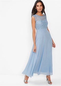 Długa sukienka wieczorowa z koronką ze sklepu bonprix w kategorii Sukienki - zdjęcie 170613740