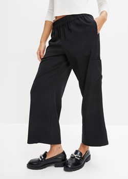 Spodnie culotte bojówki z gumką w talii ze sklepu bonprix w kategorii Spodnie damskie - zdjęcie 170614120