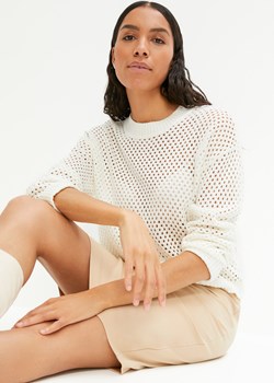 Sweter ażurowy boxy ze sklepu bonprix w kategorii Swetry damskie - zdjęcie 170614171