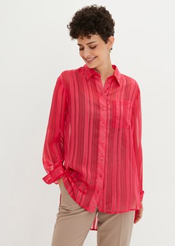Bluzka z metaliczną nitką ze sklepu bonprix w kategorii Koszule damskie - zdjęcie 170614223
