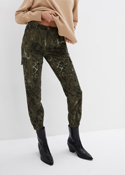 Spodnie bojówki ze sklepu bonprix w kategorii Spodnie damskie - zdjęcie 170614341