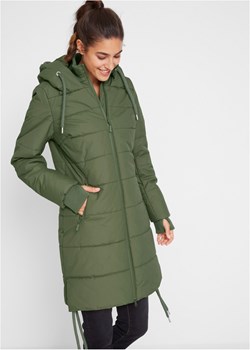 Płaszcz pikowany outdoorowy, z materiału odpychającego wodę ze sklepu bonprix w kategorii Płaszcze damskie - zdjęcie 170614392