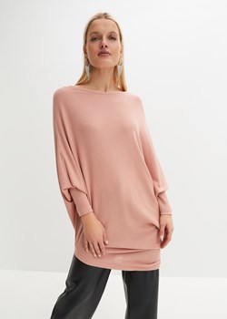 Sweter oversize z asymetrycznym dołem ze sklepu bonprix w kategorii Swetry damskie - zdjęcie 170614473