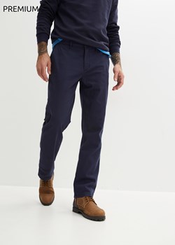 Spodnie chino essential ze stretchem, Regular Fit Staight, bawełna organiczna ze sklepu bonprix w kategorii Spodnie męskie - zdjęcie 170614704