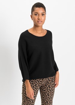 Sweter oversize w prążek ze sklepu bonprix w kategorii Swetry damskie - zdjęcie 170614823
