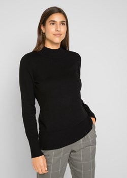 Sweter basic ze stójką, z bawełny z recyklingu ze sklepu bonprix w kategorii Swetry damskie - zdjęcie 170615212