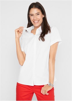 Bluzka z krótkim rękawem i stretchem ze sklepu bonprix w kategorii Bluzki damskie - zdjęcie 170615324