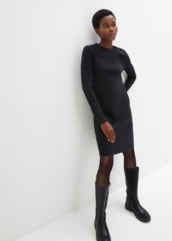 Sukienka shirtowa w fasonie o linii litery A, z ciężkiej bawełny, dł. do kolan ze sklepu bonprix w kategorii Sukienki - zdjęcie 170615504