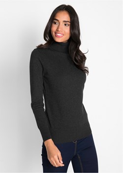 Sweter basic z golfem ze sklepu bonprix w kategorii Swetry damskie - zdjęcie 170615601