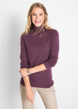 Sweter basic z golfem ze sklepu bonprix w kategorii Swetry damskie - zdjęcie 170615602