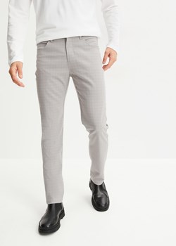 Spodnie ze stretchem Slim Fit Straight ze sklepu bonprix w kategorii Spodnie męskie - zdjęcie 170615701