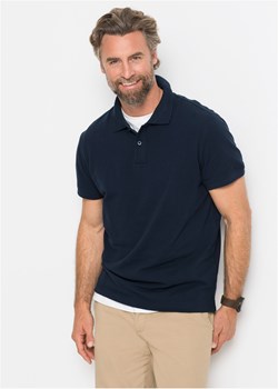 Shirt polo z bawełny pique, krótki rękaw ze sklepu bonprix w kategorii T-shirty męskie - zdjęcie 170615880