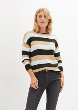 Sweter z lureksową nitką ze sklepu bonprix w kategorii Swetry damskie - zdjęcie 170616084