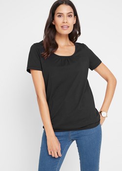 Shirt bawełniany, krótki rękaw ze sklepu bonprix w kategorii Bluzki damskie - zdjęcie 170616322