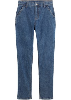 Dżinsy chłopięce Wide Leg, Loose Fit, z bawełny organicznej ze sklepu bonprix w kategorii Spodnie chłopięce - zdjęcie 170616451