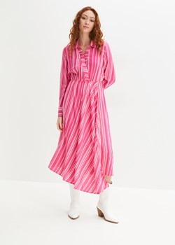 Sukienka koszulowa z asymetryczną linią dołu ze sklepu bonprix w kategorii Sukienki - zdjęcie 170616694