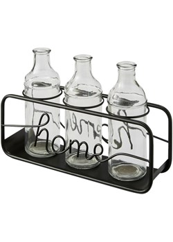Komplet wazonów w metalowym stojaku ze sklepu bonprix w kategorii Wazony - zdjęcie 170616701