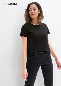T-shirt Essential z okrągłym dekoltem, bezszwowy ze sklepu bonprix w kategorii Bluzki damskie - zdjęcie 170616783