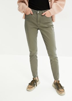 Spodnie Skinny push-up z bawełny organicznej ze sklepu bonprix w kategorii Spodnie damskie - zdjęcie 170617143