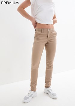 Spodnie twillowe Essential w fasonie z 4 kieszeniami, Slim Fit ze sklepu bonprix w kategorii Spodnie damskie - zdjęcie 170617234