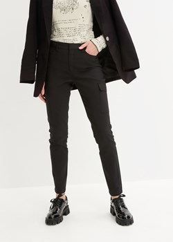 Spodnie bojówki Skinny high waist ze sklepu bonprix w kategorii Spodnie damskie - zdjęcie 170617242