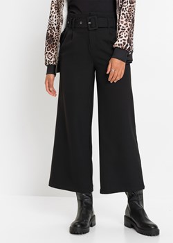 Spodnie culotte z paskiem ze sklepu bonprix w kategorii Spodnie damskie - zdjęcie 170617251